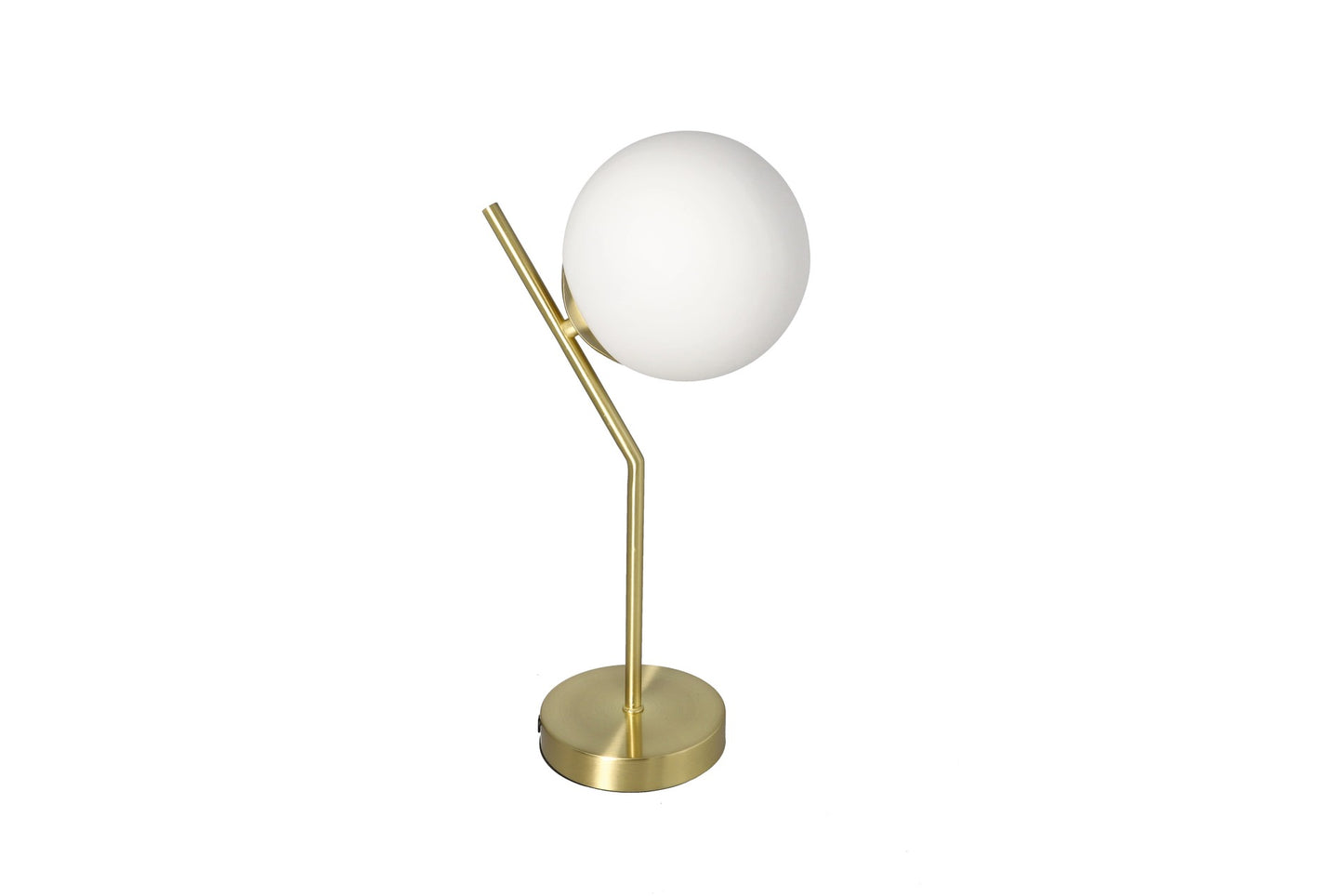 Swing Arm Gold Metal Desktop Lamp 40cm