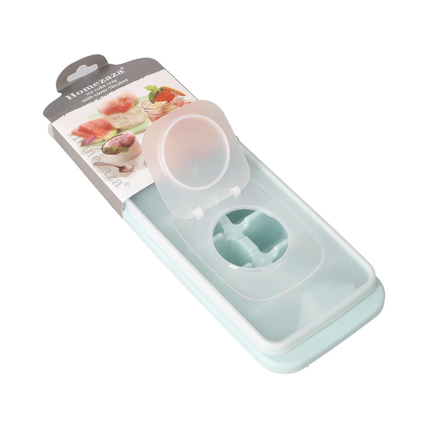 Blue 16 Ice Cube Tray Ice cube With cover 30cm