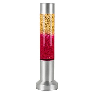 Glitter Lamp Pink with Grey Base