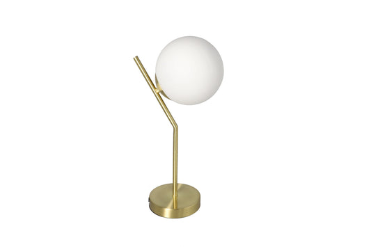 Swing Arm Gold Metal Desktop Lamp 40cm