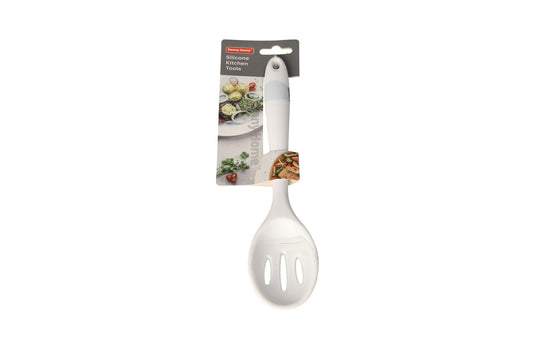 Marble White Silicone Spaghetti Slotted Spoon 26cm