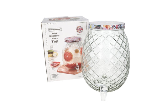 Drinks Dispenser Storage Jug With Tap 5.5L