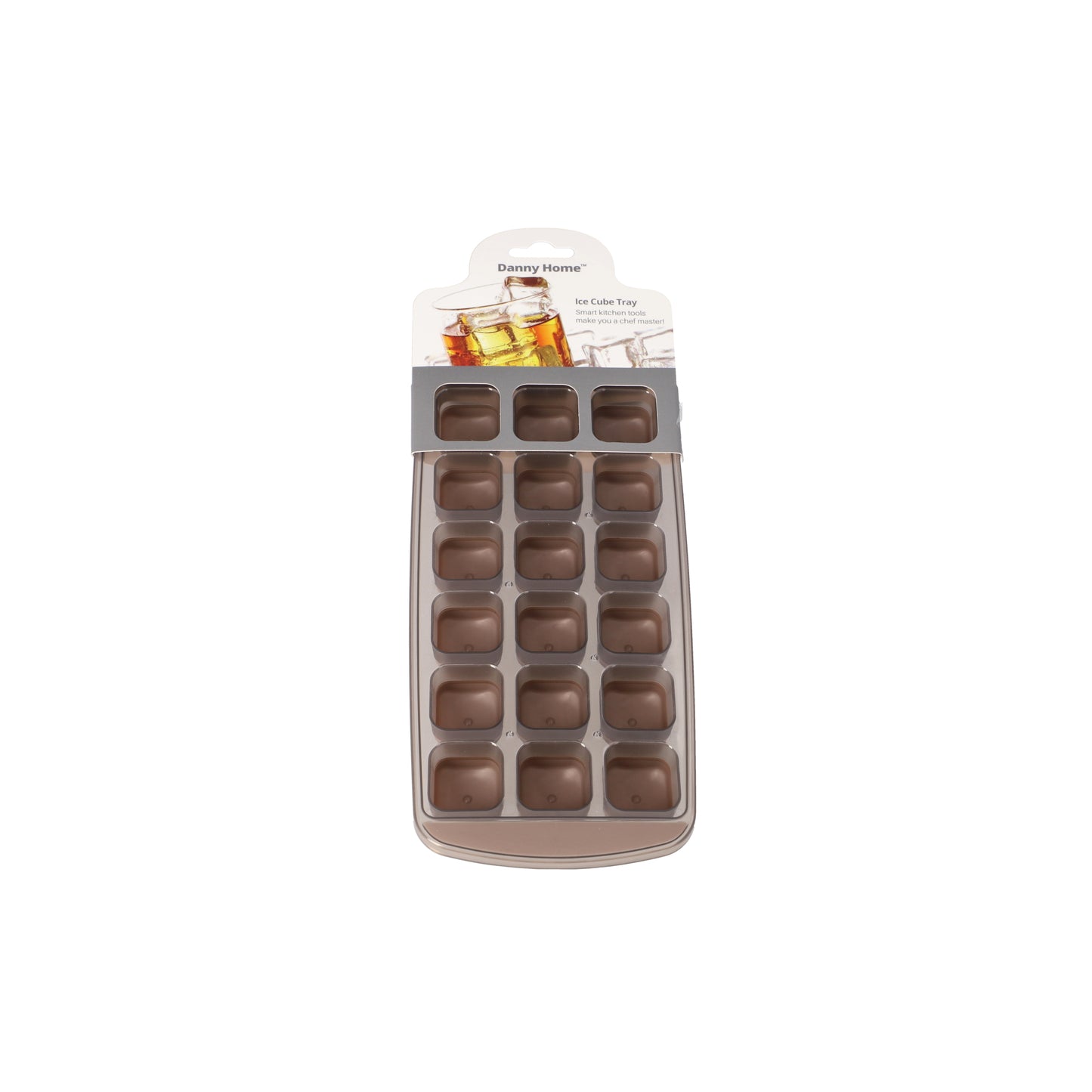 21 Pop Up Ice Cube Tray Square Shaped 28cm