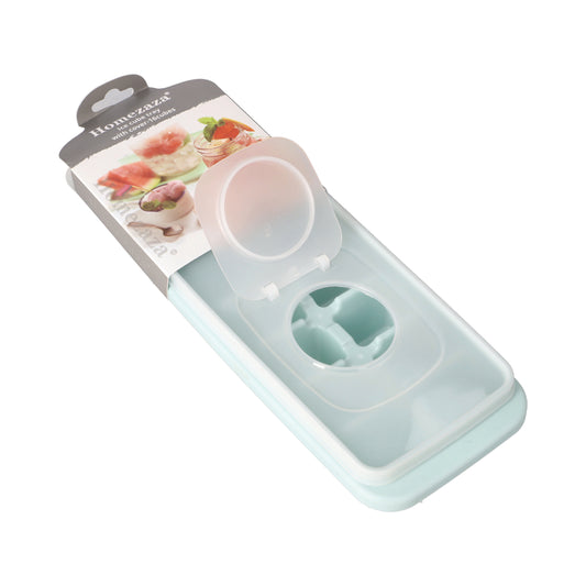 Blue 16 Ice Cube Tray Ice cube With cover 30cm