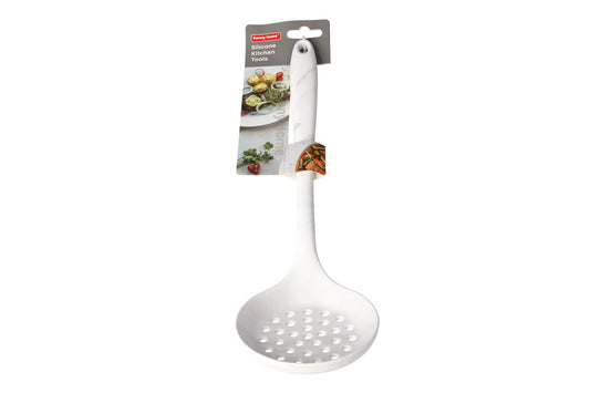 Marble White Silicone Skimmer Spoon 33cm
