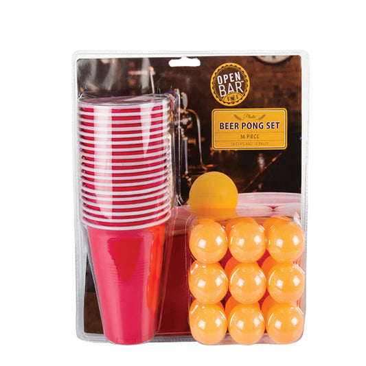 Beer Pong Drinking Game – With Cups And 18 Balls