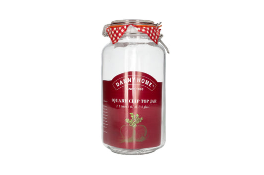 Mason Clip Lid Jar  2L 26cm