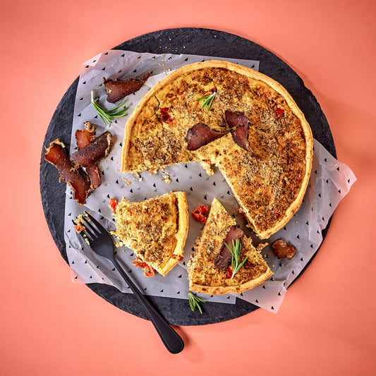 Biltong & Feta Savoury Cheesecake